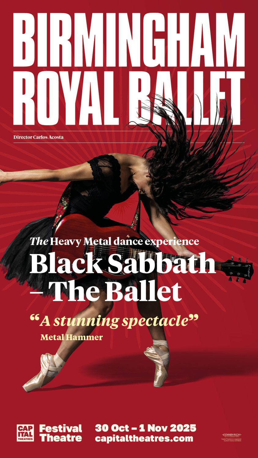 Birmingham Royal Ballet art for Edinburgh media buy on bus shelter poster