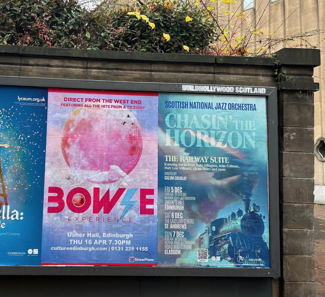 SNJO Edinburgh concert poster